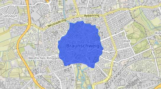 Bodenrichtwertkarte Braunschweig Innenstadt