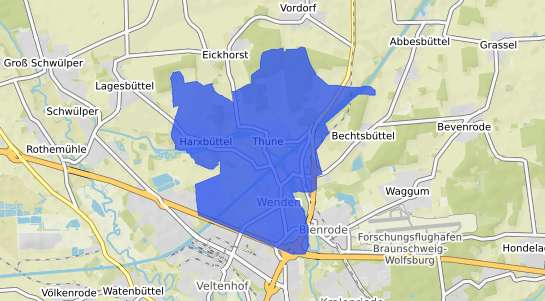 Bodenrichtwertkarte Braunschweig Wenden