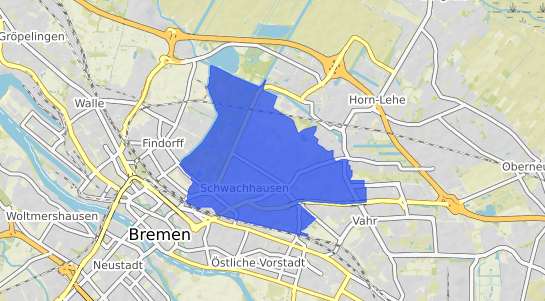 Bodenrichtwertkarte Bremen Schwachhausen