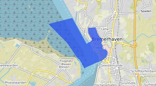 Bodenrichtwertkarte Bremerhaven Mitte