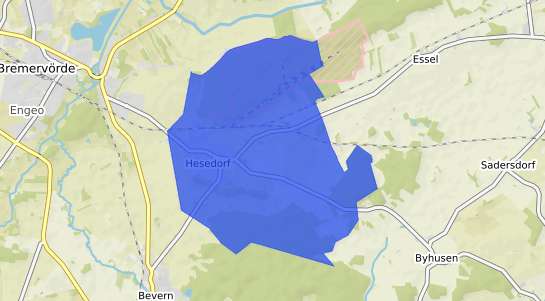 Bodenrichtwertkarte Bremerv&ouml;rde Hesedorf