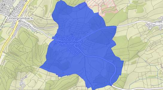 Bodenrichtwertkarte Bruchsal Obergrombach