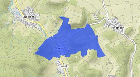 Bodenrichtwertkarte Burladingen Killer