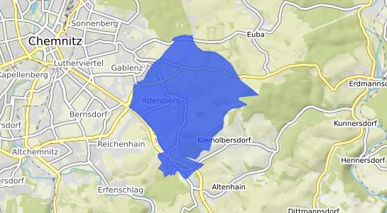 Bodenrichtwertkarte Chemnitz Adelsberg