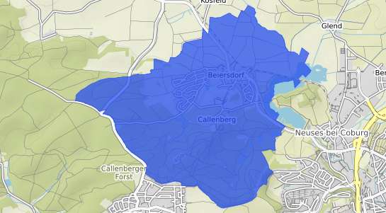 Bodenrichtwertkarte Coburg Beiersdorf