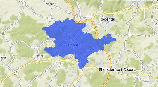 Bodenrichtwertkarte Coburg Coburg