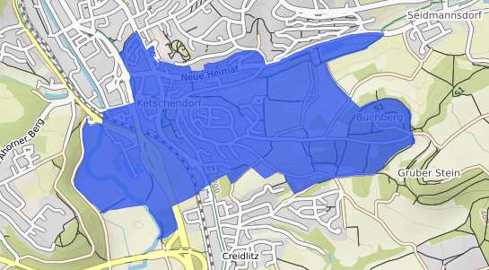 Bodenrichtwertkarte Coburg Ketschendorf