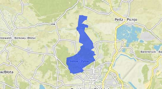 Bodenrichtwertkarte Cottbus Sielow