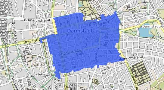 Bodenrichtwertkarte Darmstadt Darmstadt