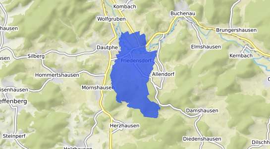 Bodenrichtwertkarte Dautphetal Friedensdorf