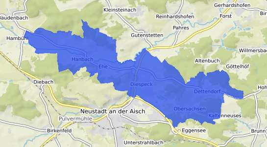 Bodenrichtwertkarte Diespeck Diespeck