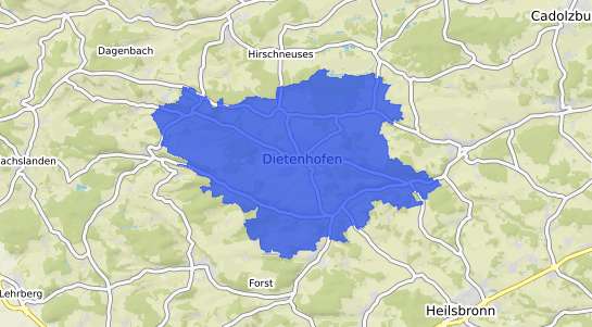Bodenrichtwertkarte Dietenhofen Dietenhofen