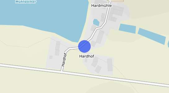 Bodenrichtwertkarte Dinkelsb&uuml;hl Hardhof