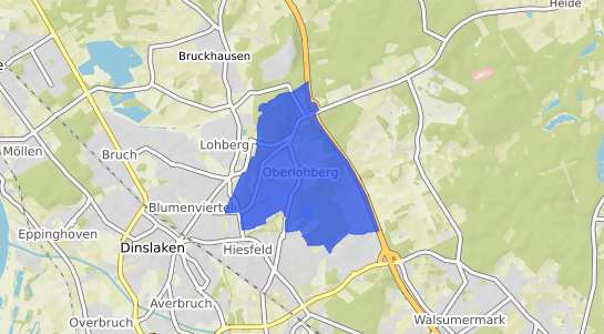 Bodenrichtwertkarte Dinslaken Oberlohberg