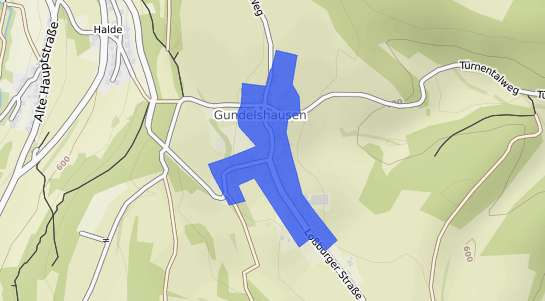 Bodenrichtwertkarte Dornhan Gundelshausen