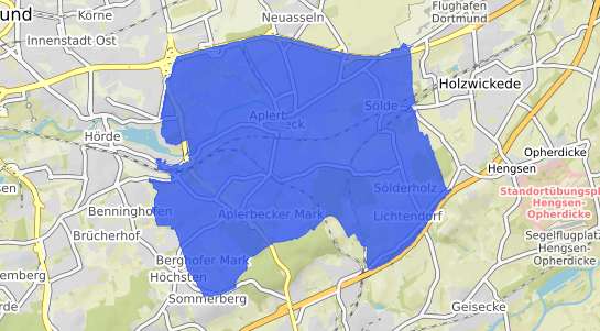 Bodenrichtwertkarte Dortmund Aplerbeck