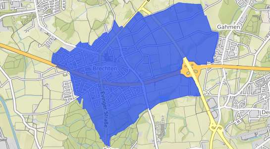 Bodenrichtwertkarte Dortmund Brechten
