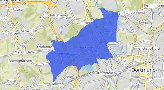 Bodenrichtwertkarte Dortmund Huckarde