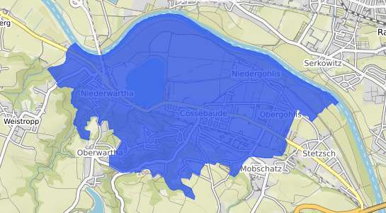 Bodenrichtwertkarte Dresden Cossebaude