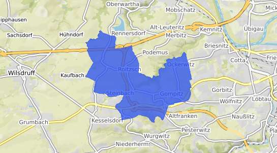 Bodenrichtwertkarte Dresden Gompitz