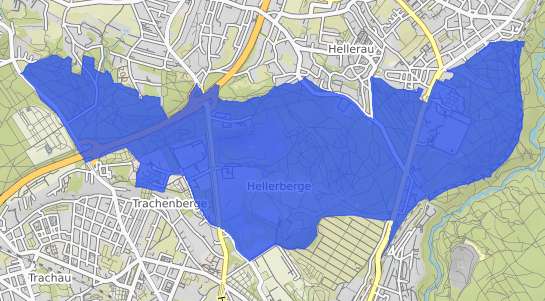 Bodenrichtwertkarte Dresden Hellerberge