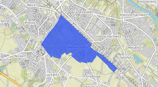Bodenrichtwertkarte Dresden Niedersedlitz