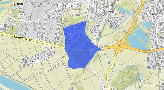 Bodenrichtwertkarte Duisburg Ungelsheim