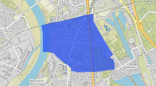 Bodenrichtwertkarte Duisburg Wanheimerort