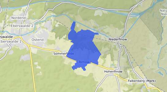 Bodenrichtwertkarte Eberswalde Tornow