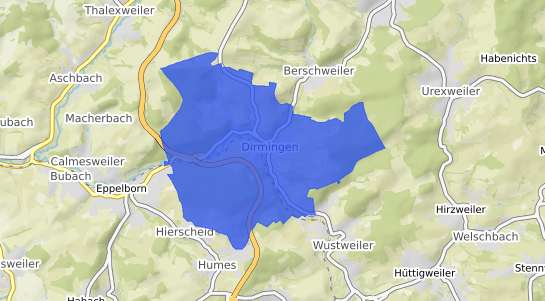 Bodenrichtwertkarte Eppelborn Dirmingen