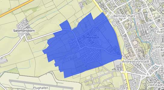 Bodenrichtwert Erfurt Marbach Grundstückspreise 2025