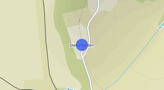 Bodenrichtwertkarte Eschach (bei Schw&auml;bisch Gm&uuml;nd) Dietenhalden