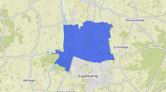 Bodenrichtwertkarte Espelkamp Altgemeinde