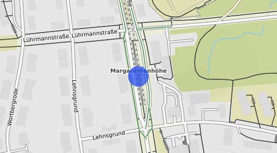 Bodenrichtwertkarte Essen Margarethenh&ouml;he