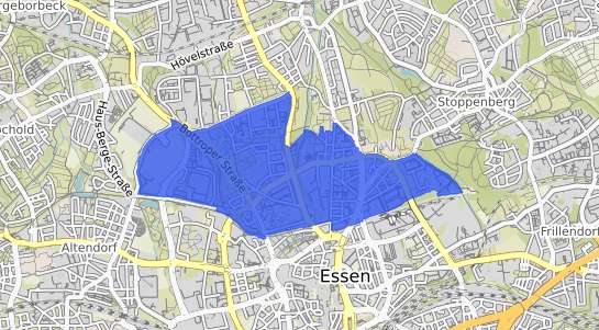 Bodenrichtwertkarte Essen Nordviertel