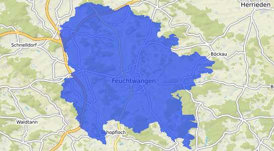 Bodenrichtwertkarte Feuchtwangen Feuchtwangen