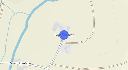 Bodenrichtwertkarte Feuchtwangen Poppenweiler