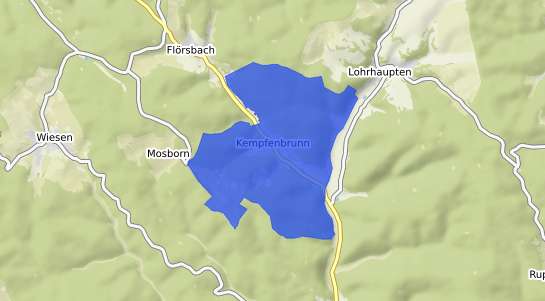 Bodenrichtwertkarte Fl&ouml;rsbachtal Kempfenbrunn