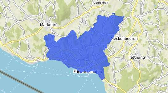 Bodenrichtwertkarte Friedrichshafen Friedrichshafen