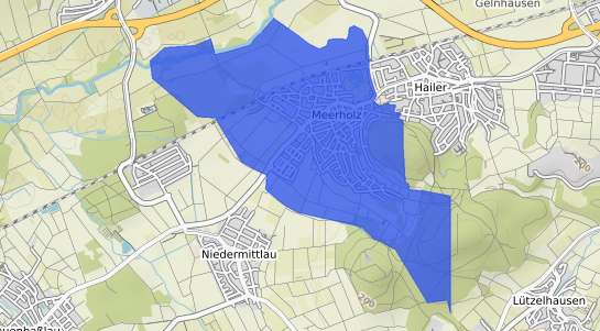 Bodenrichtwertkarte Gelnhausen Meerholz