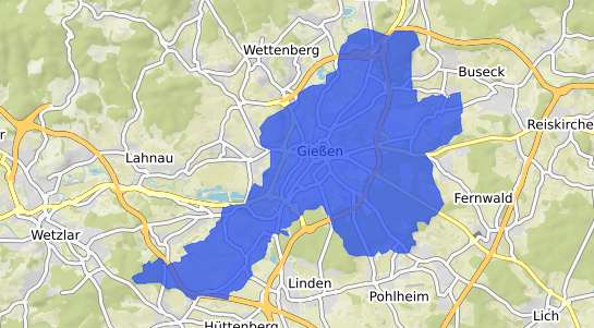 Bodenrichtwertkarte Gießen Giessen