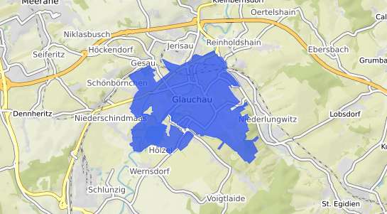 Bodenrichtwertkarte Glauchau Glauchau