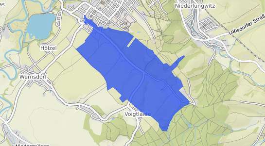 Bodenrichtwertkarte Glauchau Rothenbach