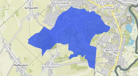 Bodenrichtwertkarte Görlitz Biesnitz