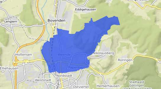 Bodenrichtwertkarte Göttingen Deppoldshausen