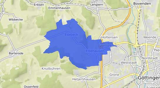 Bodenrichtwertkarte Göttingen Esebeck