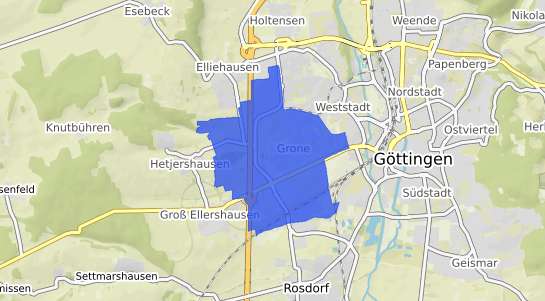 Bodenrichtwertkarte Göttingen Grone