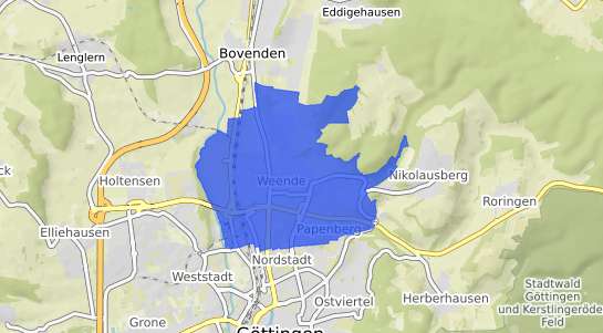 Bodenrichtwertkarte Göttingen Weende