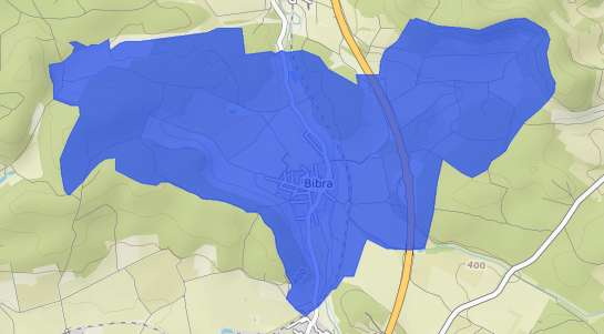 Bodenrichtwertkarte Bad K&ouml;nigshofen im Grabfeld Bibra