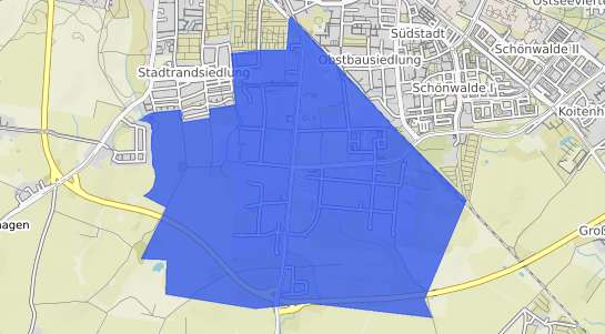Bodenrichtwertkarte Greifswald Industriegebiet